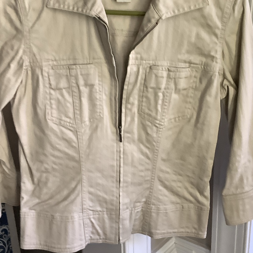 Geoffrey Beene Women's Light Tan Utility Jacket - Picture 7 of 10